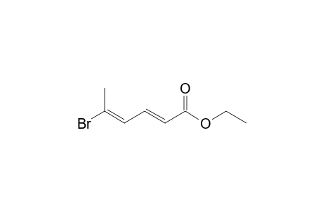 (2E,4E)-5-bromohexa-2,4-dienoic acid ethyl ester