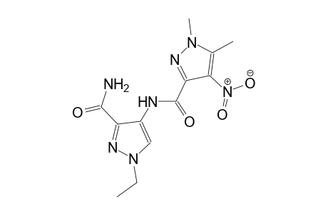 N-[3-(aminocarbonyl)-1-ethyl-1H-pyrazol-4-yl]-1,5-dimethyl-4-nitro-1H-pyrazole-3-carboxamide