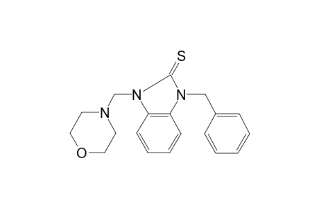 1-Benzyl-3-(4-morpholinylmethyl)-1,3-dihydro-2H-benzimidazole-2-thione