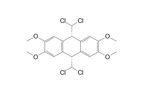 9,10-bis(dichloromethyl)-2,3,6,7-tetramethoxy-9,10-dihydroanthracene