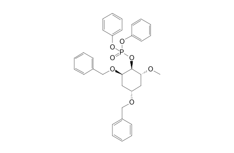 (+-)-2,4-Di-O-benzyl-1-O-diphenyloxyphosphoryl-6-O-methylcyclohexane-1,2,4,6-tetraol