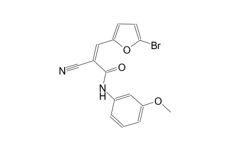 (2Z)-3-(5-bromo-2-furyl)-2-cyano-N-(3-methoxyphenyl)-2-propenamide