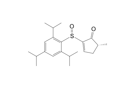 5(R)-Methyl-2-[(2,4,6-triisopyopylphenyl)sulfinyl]-2-cyclopentenone