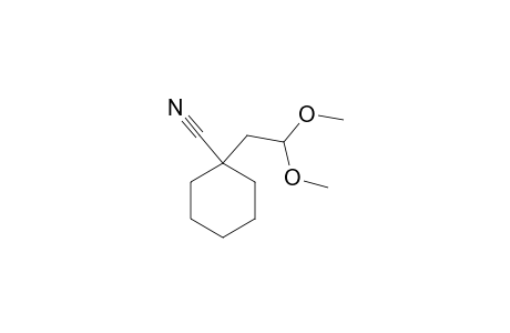 1-(2,2-dimethoxyethyl)-cyclohexanecarbonitrile