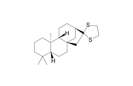 ent-16,16-Ethylenedithio-17-norkaurane