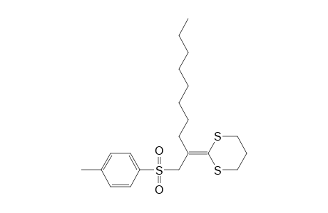1,3-Dithiane, 2-[1-[[(4-methylphenyl)sulfonyl]methyl]nonylidene]-