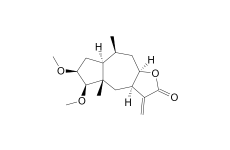 (3ar,4as,5R,6S,7as,8S,9ar)-5,6-Dimethoxy-4A,8-dimethyl-3-methylenedecahydroazuleno[6,5-B]furan-2(3H)-one