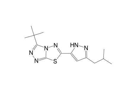 [1,2,4]triazolo[3,4-b][1,3,4]thiadiazole, 3-(1,1-dimethylethyl)-6-[3-(2-methylpropyl)-1H-pyrazol-5-yl]-