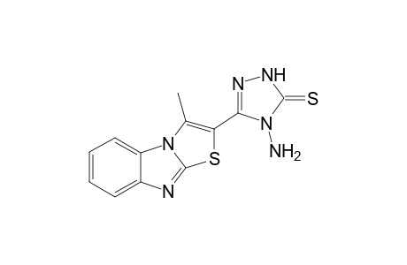 4-Amino-5-(3-methylthiazolo[3,2-a]benzimidazol-2-yl)-4H-1,2,4-triazole-3-thione