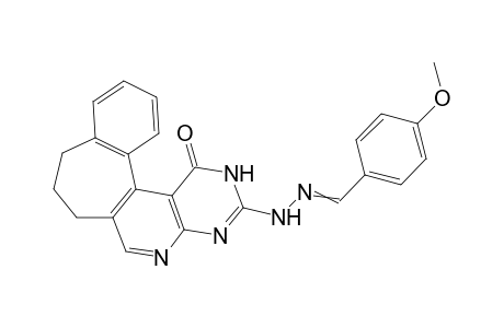 3-[(4-Methoxyphenylmethylene)hydrazono]-2,7,8,9-tetrahydro-1H-benzo[6',7']cyclohepta[1',2':4,5]pyrido[2,3-d]pyrimidin-1-one