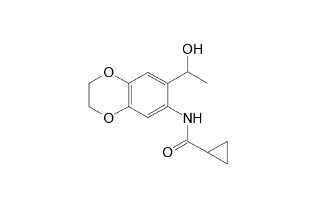 Cyclopropanecarboxamide, N-[2,3-dihydro-7-(1-hydroxyethyl)-1,4-benzodioxin-6-yl]-