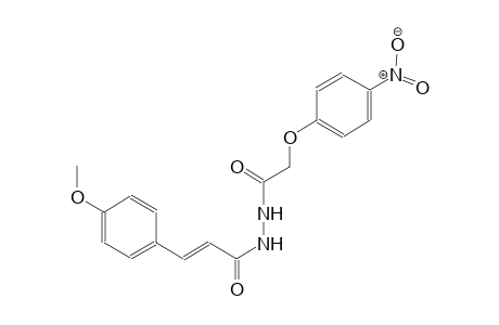 2-propenoic acid, 3-(4-methoxyphenyl)-, 2-[2-(4-nitrophenoxy)acetyl]hydrazide, (2E)-