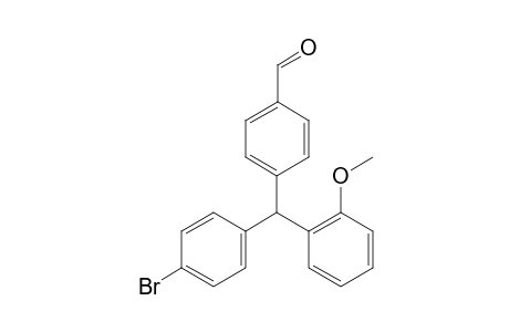 4-((4-bromophenyl)(2-methoxyphenyl)methyl)benzaldehyde