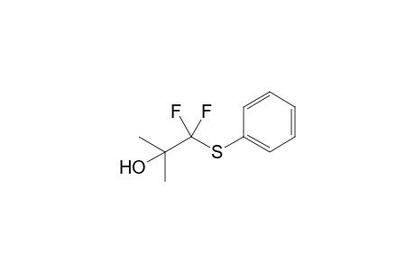1,1-Difluoro-2-methyl-1-(phenylsulfanyl)propan-2-ol