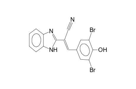 1H-benzimidazole-2-acetonitrile, alpha-[(3,5-dibromo-4-hydroxyphenyl)methylene]-