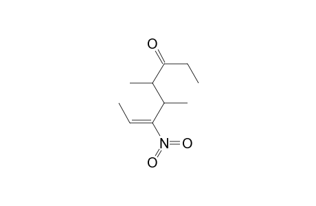 (E)-4,5-Dimethyl-6-nitro-6-octen-3-one