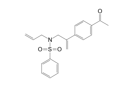 N-[2-(4-Acetylphenyl)allyl]-N-allylbenzenesulfonamide