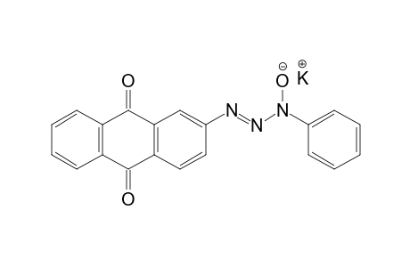 2-(3-HYDROXY-3-PHENYL-1-TRIAZENO)ANTHRAQUINONE, POTASSIUM SALT