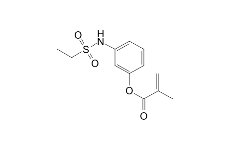 2-Propenoic acid, 2-methyl-, 3-[(ethylsulfonyl)amino]phenyl ester