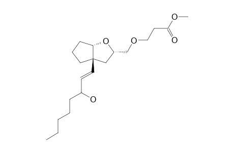 METHYL_3-(5-(3-HYDROXY-1-OCTENYL)-((1-RS,3-RS,5-RS)-2-OXABICYCLO-[3.3.0]-OCTAN-3-YL)-METHOXY)-PROPIONATE