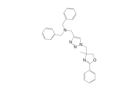 N,N-DIBENZYL-1-[1-[(4-METHYL-2-PHENYL-4,5-DIHYDROOXAZOL-4-YL)-METHYL]-1H-1,2,3-TRIAZOL-4-YL]-METHANAMINE;1,4-ISOMER;MAJORITY