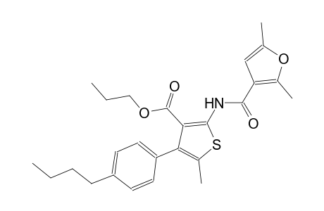 propyl 4-(4-butylphenyl)-2-[(2,5-dimethyl-3-furoyl)amino]-5-methyl-3-thiophenecarboxylate