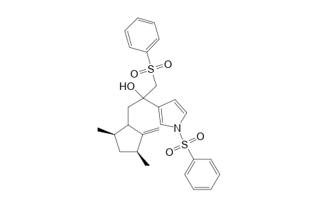 (.alpha.,(.xi.))-.alpha.-[(1.xi.,3S,5R)-3,5-Dimethyl-2-methylenecyclopentyl]methyl-1-(phenylsulfonyl)-.alpha.-[(phenylsulfonyl)methyl]-1H-pyrrole-3-methanol