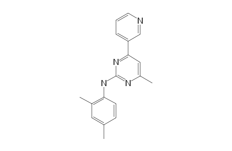 4-METHYL-N-(2,4-DIMETHYLPHENYL)-6-(PYRIDIN-3-YL)-PYRIMIDIN-2-AMINE
