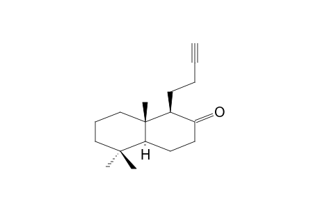 (1R,4aS,8aS)-1-but-3-ynyl-5,5,8a-trimethyl-3,4,4a,6,7,8-hexahydro-1H-naphthalen-2-one