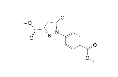 1H-pyrazole-3-carboxylic acid, 4,5-dihydro-1-[4-(methoxycarbonyl)phenyl]-5-oxo-, methyl ester
