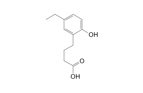 4-(5-Ethyl-2-hydroxyphenyl)butanoic acid