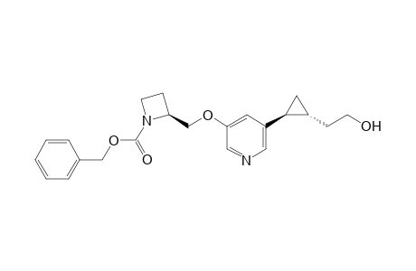 2-[(1R,2S)-2-[5-[[1-(Benzyloxycarbonyl)-(2S)-azetidinyl]methoxy]-3-pyridyl]cyclopropyl]ethanol