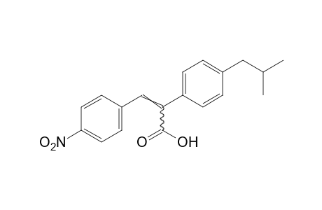 2-(p-isobutylphenyl)-3-(p-nitrophenyl)acrylic acid