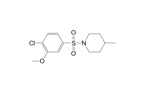 1-(4-Chloro-3-methoxy-benzenesulfonyl)-4-methyl-piperidine