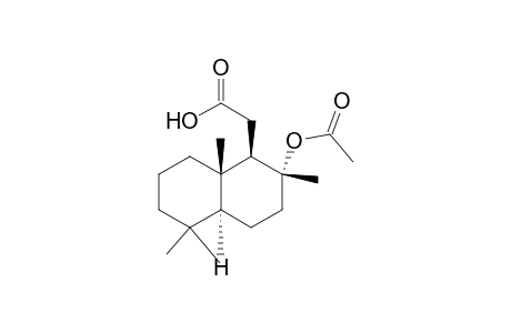 2-[(1R,2R,4aS,8aS)-2-acetoxy-2,5,5,8a-tetramethyl-decalin-1-yl]acetic acid