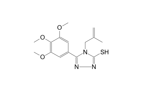 4-(2-Methylallyl)-3-(3,4,5-trimethoxyphenyl)-1H-1,2,4-triazole-5-thione