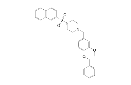 piperazine, 1-[[3-methoxy-4-(phenylmethoxy)phenyl]methyl]-4-(2-naphthalenylsulfonyl)-
