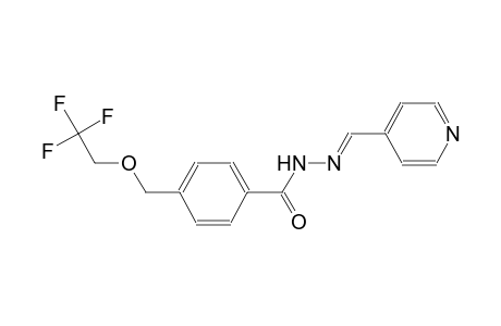 N'-[(E)-4-pyridinylmethylidene]-4-[(2,2,2-trifluoroethoxy)methyl]benzohydrazide