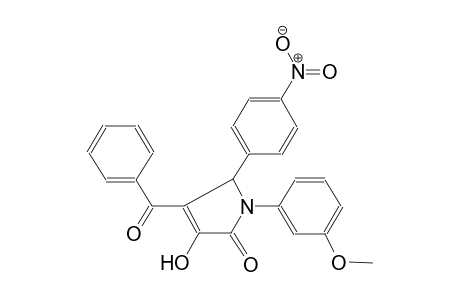 2H-pyrrol-2-one, 4-benzoyl-1,5-dihydro-3-hydroxy-1-(3-methoxyphenyl)-5-(4-nitrophenyl)-