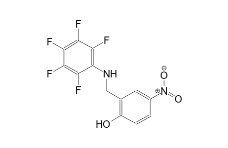 4-nitro-2-[(2,3,4,5,6-pentafluoroanilino)methyl]phenol