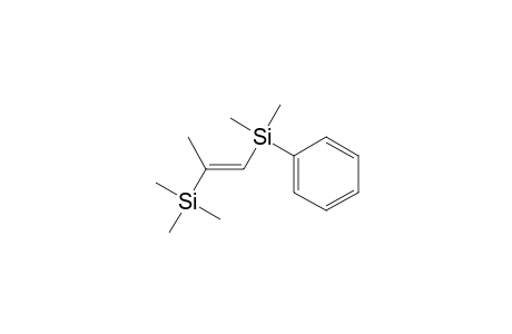 (E)-1-Dimethyl(phenyl)silyl-2-trimethylsilylpropene