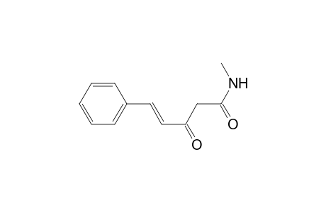 (E)-N-methyl-3-oxo-5-phenyl-4-pentenamide