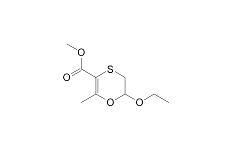 Methyl -1-[6-ethoxy-2-methyl-5,6-dihydro-8a-[(trimethylsilyl)oxy]-1,4-benzooxathiin-3-yl]formate