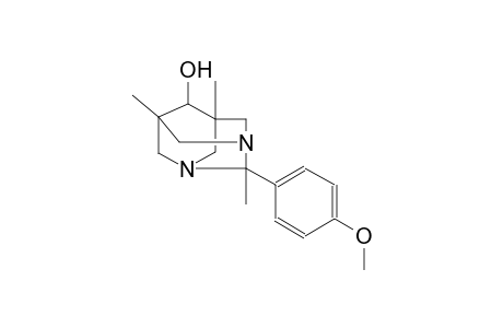 1,3-diazatricyclo[3.3.1.1~3,7~]decan-6-ol, 2-(4-methoxyphenyl)-2,5,7-trimethyl-
