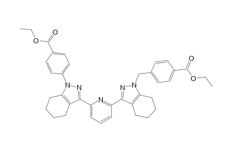 4-[[3-[6-[1-(4-carbethoxyphenyl)-4,5,6,7-tetrahydroindazol-3-yl]-2-pyridyl]-4,5,6,7-tetrahydroindazol-1-yl]methyl]benzoic acid ethyl ester