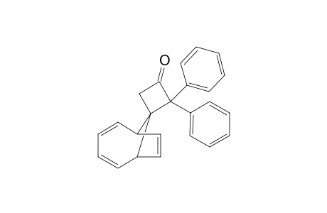 Spiro[bicyclo[4.2.1]nona-2,4,7-triene-9,1'-cyclobutan]-3-one, 2',2'-diphenyl-, stereoisomer