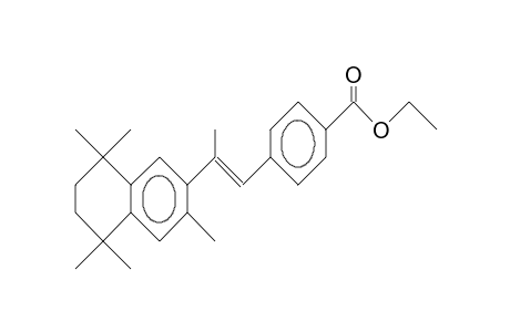 1-(4-Ethoxycarbonyl-phenyl)-2-(3,5,5,8,8-pentamethyl-tetralinyl-2)-propene