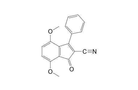 4,7-dimethoxy-1-oxo-3-phenylindene-2-carbonitrile