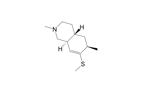 trans-3,7-Dimethyl-1,2,3,4,4a,7,8,8a-octahydro-6-methylsulfanylisoquinoline