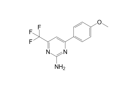 4-Trifluoromethyl-6-(4-methoxyphenyl)-2-aminopyrimidine